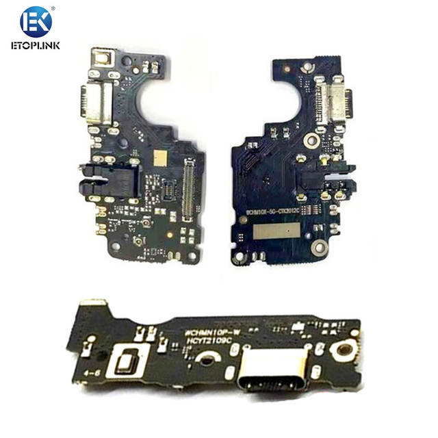 Charge Board for Xiaomi Redmi Note 10 Note 10 Pro Charging Port Usb Connector Flex Pcb Dock Plate Replacement Spare Parts