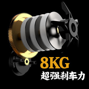 Bobine de pêche Chi-Ren AK Baitcasting Reel 8Kg avec frein magnétique en alliage d'aluminium pour la pêche aux leurres noirs - Product Image 1