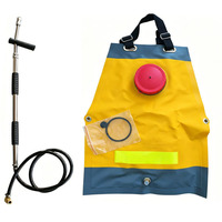Réservoir d'eau pliable en PVC léger de 20 L pour lutte contre les incendies, pulvérisateur dorsal pour la lutte contre les incendies en zone sauvage
