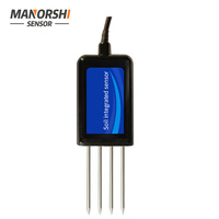 Capteur de sol intégré LoRa/LoRaWAN 8 en 1 avec mesure de la température et de l'humidité Sortie RS485/SDI-12 5-24V DC