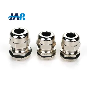 JAR free samples ip68 waterproof electrical brass cable entry fire resistant NPT ROHS EX EMC metal cable glands