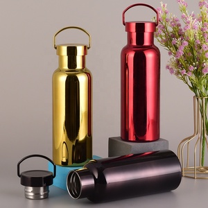 Bán Hot mạ điện chân không <span class=keywords><strong>Flask</strong></span> <span class=keywords><strong>500ml</strong></span> hai lớp 304 thép không gỉ chai nước thể thao cho du lịch phòng tập thể dục - Product Image 4