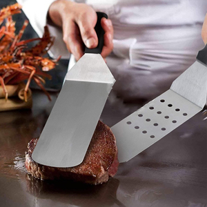 Wholesale Outdoor Travel 14-Piece Heavy Duty Stainless Steel Utensils Set <b>BBQ</b> <b>Tool</b> with Cloth Bag - Product Image 2
