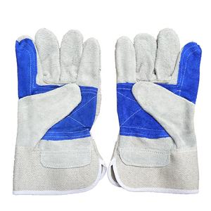 Guantes blancos de conducción Guantes DE TRABAJO DE SEGURIDAD DE cuero dividido de vaca Guantes mecánicos de búfalo - Product Image 1