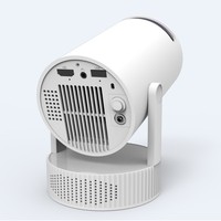 Projecteur Android HY300PROMAX 4K avec batterie intégrée, 180 lumens ANSI, projection de 200 pouces, portable pour extérieur et home cinéma