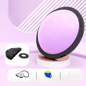 Gymbopro nuevo diseño plegable para un almacenamiento más fácil Half Ball <span class=keywords><strong>bosu</strong></span> Balance Trainer - Product Image 5