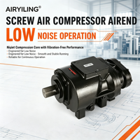 Compresseur d'air rotatif portable à vis Baosi AA3D haute fiabilité 15kW 20HP pour petites puissances