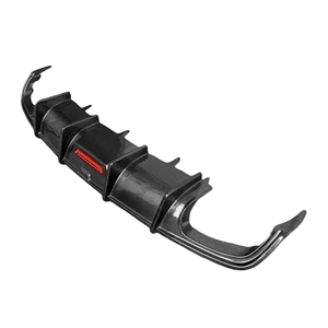Diffuseur en Fiber de carbone de haute qualité pour Audi S6 A6 C7 C7.5 <span class=keywords><strong>KB</strong></span> Style trou vente voiture pare-chocs arrière diffuseur Bodykit 20 + - Product Image 2