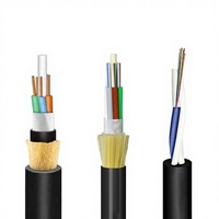 Cable de Fibra Óptica ADSS Mini de 12 Hilos Multimodo para Exteriores, Cable G652d de Cubierta Simple, 48, 96, 72 Hilos, Span 100 ADSS