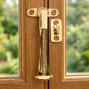 Most Selling Brass Door <b>Latch</b> With Rope Design Traditional Style Screw Installation Durable For Home Security From India - Product Image 4