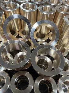 บุชชิ่งทองเหลืองคุณภาพสูงพร้อมหน้าแปลน | พุ่มไม้ทองแดงขนาดกำหนดเองสำหรับชิ้นส่วนปั๊ม - Product Image 3