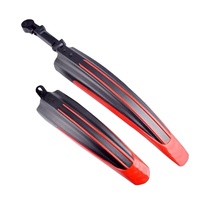 Juego de Guardabarros de Bicicleta de Plástico Reforzado de Alta Resistencia, Coloridos, Ajustables, Delanteros y Traseros, para Bicicletas de Montaña, Carretera y Ciudad