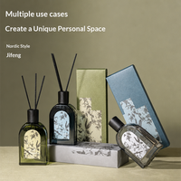 Diffuseur de parfum d'ambiance 100 ml avec bâtonnets en fibre et couvercle en bois – Vente en gros pour hôtels et spas – Fournisseur OEM/ODM