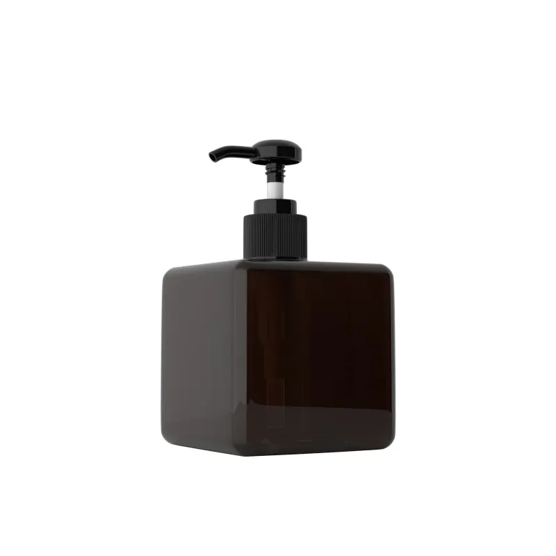 En gros PETG petit shampooing en plastique carré mousse pompe bouteille 250ml pour savon liquide lavage des mains lotion bouteille