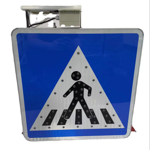 Señal de tráfico cuadrada <span class=keywords><strong>solar</strong></span> LED de alta visibilidad personalizable de color y patrón - Product Image 4