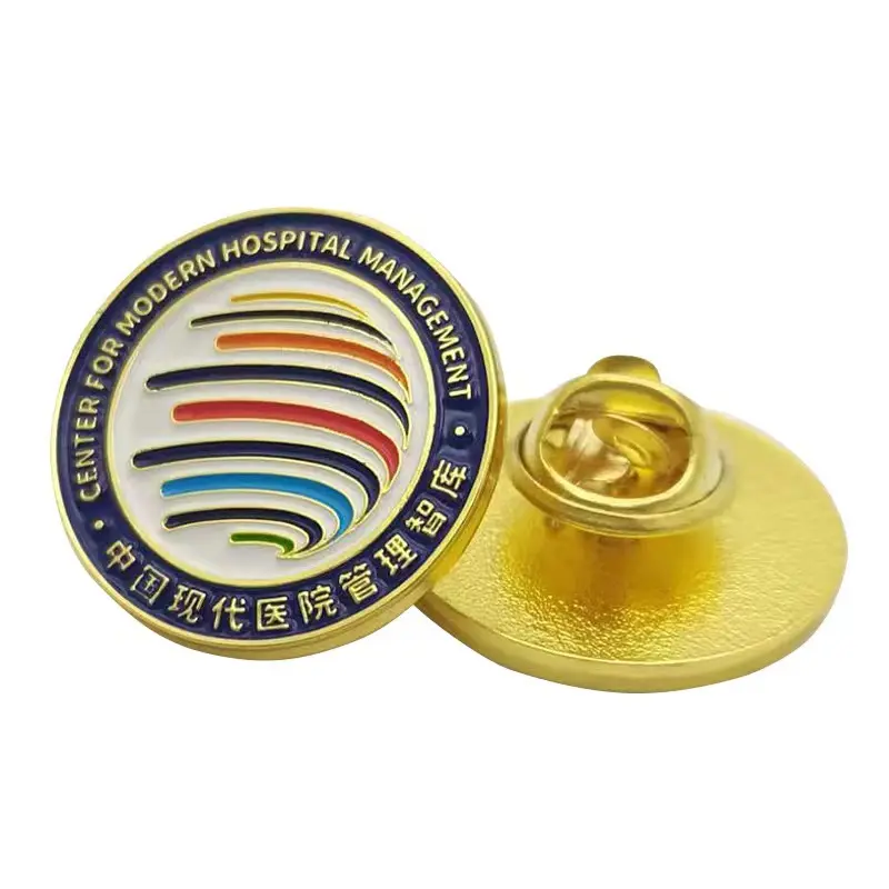 Épingles à chapeau petites épingles à bouton personnalisées en émail doux en métal doré en vrac époxy arabie saoudite aimant épinglettes