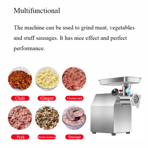 Máquina Embutidora de Salchichas de Acero Inoxidable, Picadora de Carne de Pescado, Vegetales y Otros Alimentos, Equipo de Molienda y Picado - Product Image 4