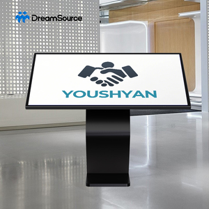 Digital Signage Digital Signage and Displays 4K Kiosk Touch Screen Android 43 55 65 Inch Large Size K-Shape Base Built-in CMS - Product Image 2