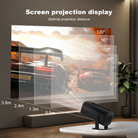 2025 nuevo diseño P30 Dual WiFi 6 Full HD nativo 720p soporte 1080p 4K vídeo inteligente Android 11 Mini proyector Digital portátil