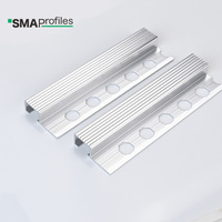 Échantillon gratuit Foshan SMA Profils de nez d'escalier en aluminium Garnitures de nez d'escalier en métal Garniture de bord de tuile de marche en aluminium de style moderne