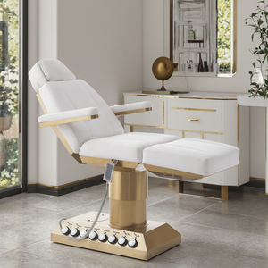 Table de Soin Électrique à 4 Moteurs pour Maquillage, Chaise de Salon/Chambre/Hôtel, Prix Revendeur, Équipement Professionnel pour Professionnels de la Beauté - Product Image 1