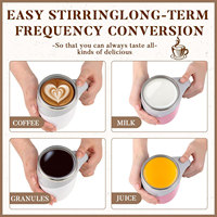 Tasse à café auto-agitante de tasse de mélange électrique automatique intelligente colorée d'acier inoxydable avec la rotation magnétique pour des cadeaux d'affaires