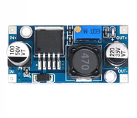 Modul Daya Step-Down DC-DC LM2596, Regulator Tegangan Buck yang Dapat Disesuaikan 3A, Konverter Step-Down 24V ke 12V/5V/3V