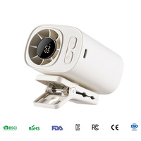 Ventilateur compact à clip provenant d'une usine vérifiée, avec 100 niveaux d'intensité du vent, pour la vente en gros internationale et les cadeaux