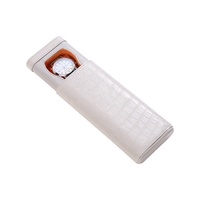 Boîte de rangement pour montre à glissière 1 emplacement, étui organisateur de voyage, texture crocodile alligator de luxe, similicuir PU, logo personnalisé, promotion