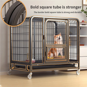 <span class=keywords><strong>Cage</strong></span> d'intérieur pour chien pour Border Collie avec toilette Convient aux chiens de taille moyenne Teddy Bichon Frise et petits chiens <span class=keywords><strong>Cage</strong></span> pour animaux de compagnie - Product Image 3