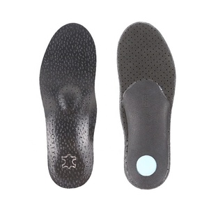 Semelles orthopédiques en <span class=keywords><strong>cuir</strong></span> pour chaussures, soutien de la voûte plantaire pour hommes et femmes, idéales pour les chaussures de ville (référence HA00846) - Product Image 5