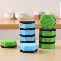 Éponge filtrante en loofah pour nettoyer et récurer, éponge à vaisselle, éponge en algues pour le nettoyage domestique et la cuisine