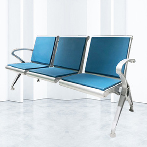 Sillas de espera Bao Xian, fila de 3 asientos con reposabrazos para hospitales, clínicas, aeropuertos y estaciones - Product Image 1
