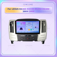 Maisimei bingkai pemutar DVD 9 inci baru untuk LEXUS RX300/RX330/RX350/RX400 2004-2008 Kit dasbor kontrol pusat navigasi Android