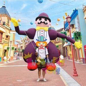 Disfraz inflable <span class=keywords><strong>de</strong></span> Navidad para adultos, disfraz <span class=keywords><strong>de</strong></span> payaso para actividades <span class=keywords><strong>de</strong></span> desfile al aire libre, disfraz <span class=keywords><strong>de</strong></span> marioneta <span class=keywords><strong>de</strong></span> dibujos animados inflable montado en la espalda - Product Image 5