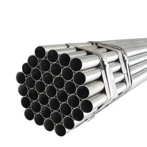 Fournisseurs chinois de tuyaux en acier galvanisé Q235 Q345, tube de tuyau GI