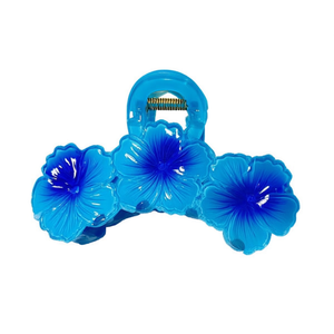 Fermaglio per capelli a forma di fiore da 10 cm in plastica per donne e ragazze, stile casual alla moda, alta qualità - Product Image 4