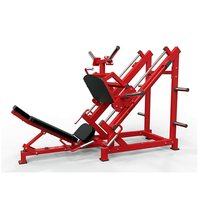 Appareil de musculation professionnel pour salle de sport et usage domestique, Hack Squat à charge par disques, Machine à pédales inversées, pour les jambes, les épaules et la poitrine, en acier