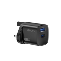 En stock: Lote al por mayor de cargadores GaN mixtos con enchufe UK, 20W, 30W, 45W, 65W, USB-C, multipuerto, de carga rápida para pared.