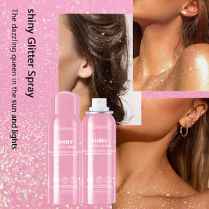 <span class=keywords><strong>Spray</strong></span> Poudre Scintillante Éclat Intense 60ML pour Corps, Cheveux et Vêtements, Parfumé, Longue Durée, Difficile à Retirer - Product Image 1