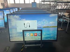 Tableau blanc interactif intelligent à écran tactile avec système double Android/Wins OPS, projecteur sans fil, 55/65/75/85/100 pouces, pour l'école - Product Image 5