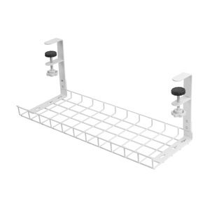 Organisateur de câbles sous bureau en acier 350mm 500mm 750mm, type crochet, durable, pour gestion de câbles de bureau et ordinateur - Product Image 3