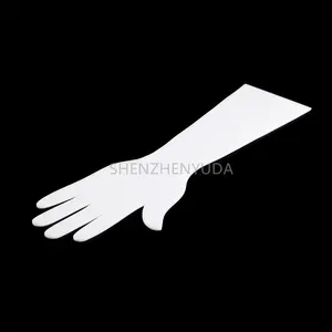 헤나 연습을위한 아크릴 멘디 연습 손 템플릿 흰색 재사용 가능한 루사이트 핸드 보드