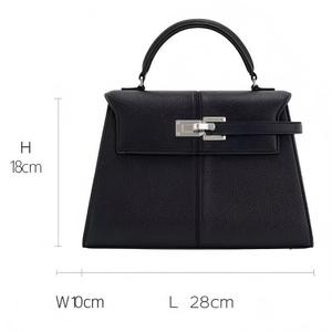 Borsa a Tracolla da Donna in Vera Pelle di Design di Nicchia Nuova Moda di Alta Gamma Impermeabile Zaino a <span class=keywords><strong>Secchiello</strong></span> 20*10*15cm <span class=keywords><strong>Nero</strong></span> - Product Image 2