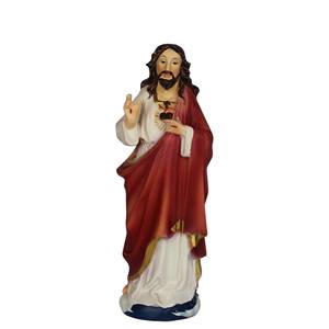 ZICOM Figure de Jésus-Christ peinte à la main de 13 cm avec sculpture de cœur Origine Allemagne (Modèle 9069-H054-15) - Product Image 1
