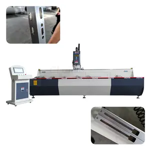 Máquina fresadora CNC automatizada para perfuração de janelas de perfil de alumínio