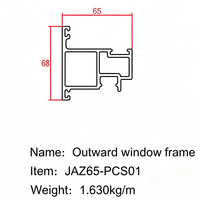 Proveedor de Ventanas de PU, Tecnología de Pultrusión, Perfiles de Fibra de Vidrio FRP, Superficie Lisa, Perfiles de Marco de Ventana Abatible hacia Afuera