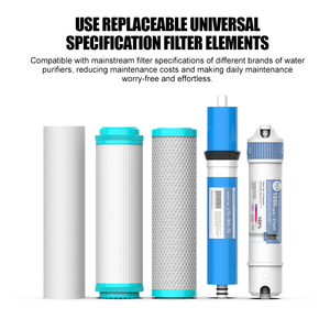 Système <span class=keywords><strong>de</strong></span> filtration d'eau RO à 5 étapes pour usage domestique et extérieur - 75 GPD avec réservoir <span class=keywords><strong>de</strong></span> stockage Conforme RoHS OEM - Product Image 3