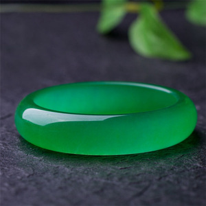 Pulsera de Jade Verde Imperial PFT Ice Seed Yang, Color Verde Intenso, Pulsera de Jade para Mujer, Pulsera de Jade Cuarzo - Product Image 1
