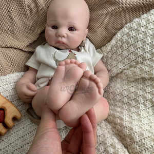 अल्ट्रा-यथार्थवादी सिलिकॉन रीबोर्न बेबी डॉल्स लिफ्लिक खुले मुंह में पूर्ण शरीर सिलिकॉन 39 सेमी संग्रहणीय खिलौने - Product Image 4